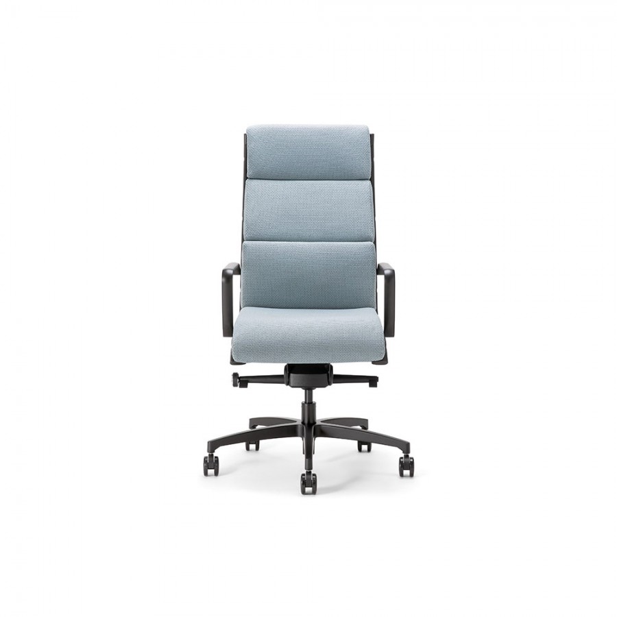 Scaun managerial Nahu Essential Aalborg Soft 01 BK